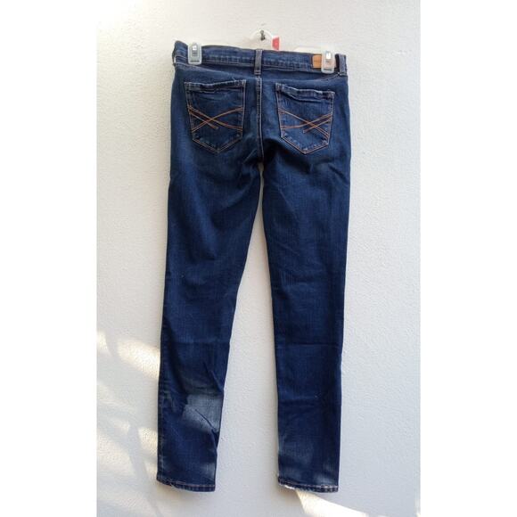 Aeropostale Women's Skinny Jeans Short/Court Dark Wash Denim Size 0 - Picture 7 of 7